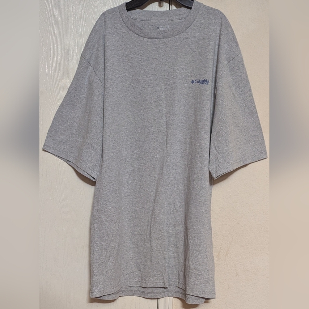 Columbia Sportswear PFG Short Sleeve T-Shirt Size LT Pre-owned Like New $28 - Picture 2 of 4